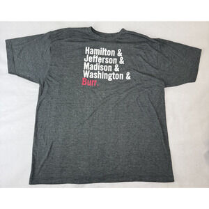Hamilton Jefferson Madison Washington Burr T-Shirt Musical Broadway XXL